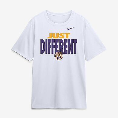 Men's Nike White LSU Tigers Just Different Legend Dri-FIT T-Shirt