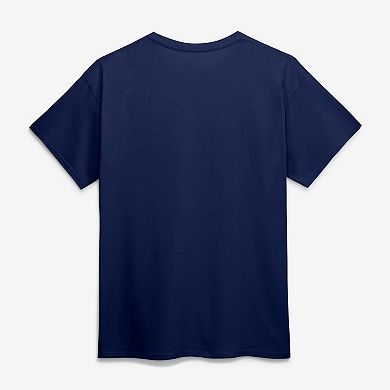 Men's Logo Athletic Navy Denver Nuggets Wordmark T-Shirt