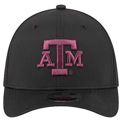 Men's New Era Black Texas A&M Aggies 39THIRTY M-Crown Flex Fit Hat