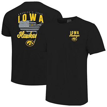 Men's Black Iowa Hawkeyes America's Team T-Shirt