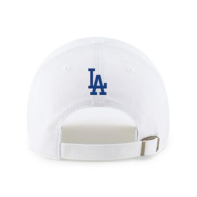 Preschool '47 White Los Angeles Dodgers Ice Cream Helmet Clean Up Adjustable Hat