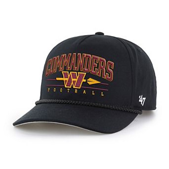 Men's '47 Black Washington Commanders Roscoe Hitch Adjustable Hat