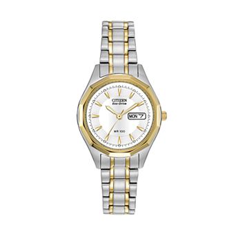 Citizen Eco-Drive Women's Two Tone Stainless Steel Watch - EW3144-51A