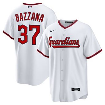 Men's Nike Travis Bazzana White Cleveland Guardians Home Replica Jersey