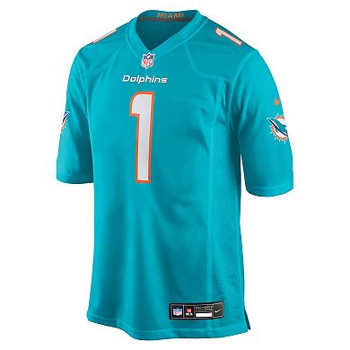 Men's Nike Kayden Proctor Aqua Miami Dolphins 2026 NFL Draft First Round Pick No. 12 Team Game Jersey