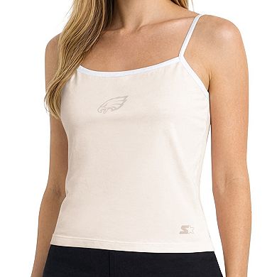 Women's Starter Cream Philadelphia Eagles Camisole Top