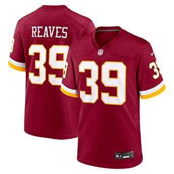 Men's Nike Jeremy Reaves Burgundy Washington Commanders Game Jersey