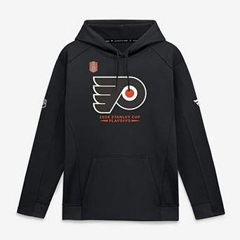 Men's Fanatics Black Philadelphia Flyers 2026 Stanley Cup Playoffs Authentic Pro Rink Fleece Hoodie