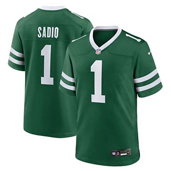 Men's Nike Green New York Jets Kenyon Sadiq Team Game Jersey