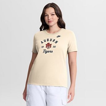 Women's Nike Natural Auburn Tigers Legacy Team Name T-Shirt