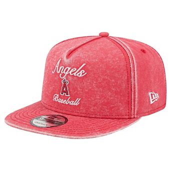 Men's New Era Red Los Angeles Angels City Slogan A-Frame 9FIFTY Snapback Hat