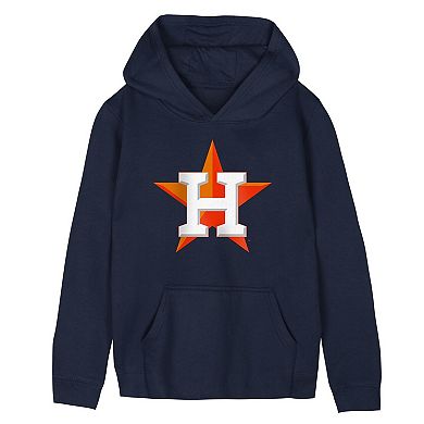 Preschool Outerstuff Navy Houston Astros Primary Logo Fleece Hoodie