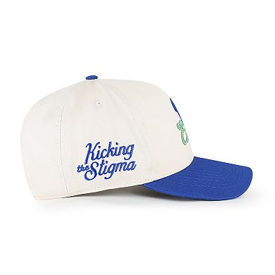 Men's '47 White/Royal Indianapolis Colts Kicking The Stigma You are Enough ۝ Hitch Adjustable Hat
