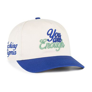 Men's '47 White/Royal Indianapolis Colts Kicking The Stigma You are Enough ۝ Hitch Adjustable Hat