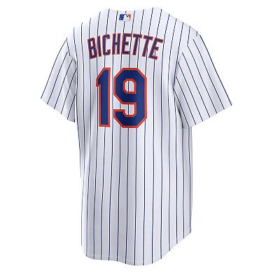 Men's Nike Bo Bichette White New York Mets Home Replica Jersey
