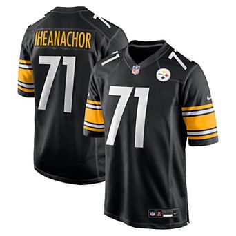 Men's Nike Black Pittsburgh Steelers Max Iheanachor Team Game Jersey