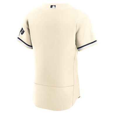 Men's Nike Cream Minnesota Twins Alternate Authentic Jersey