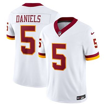Men's Nike Jayden Daniels White Washington Commanders Super Bowl Era Vapor F.U.S.E. Sewn Down Limited Jersey