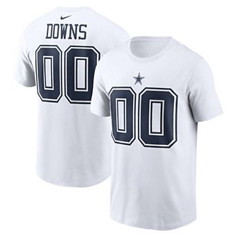 Men's Nike Caleb Downs White Dallas Cowboys Name & Number T-Shirt