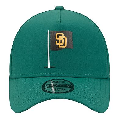 Men's New Era Green San Diego Padres Pin Seeker 9FORTY A-Frame Adjustable Hat