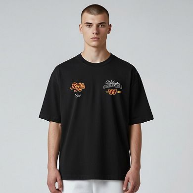 Unisex The Wild Collective Black Washington Commanders Mineral Washed T-Shirt