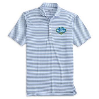 Men's johnnie-O Blue UCLA Bruins 2026 NCAA Women's Basketball National Champions Stetson Stripe Polo