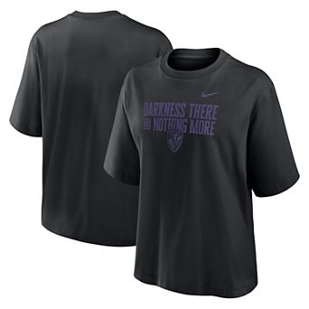 Women's Nike Black Baltimore Ravens Boxy T-Shirt