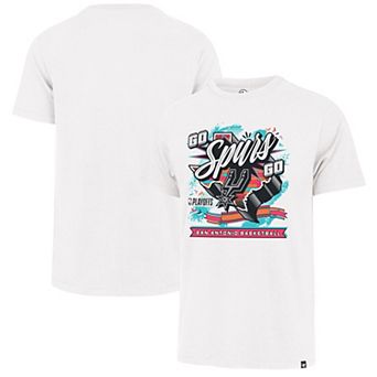 Men's '47 White San Antonio Spurs 2026 NBA Playoffs Round Two Franklin T-Shirt