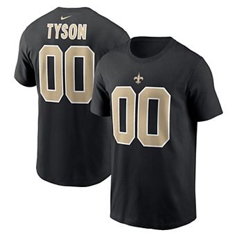 Men's Nike Jordyn Tyson Black New Orleans Saints Name & Number T-Shirt