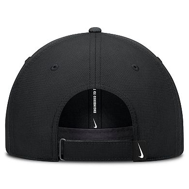 Men's Nike Black Miami Marlins Dri-FIT Club Adjustable Hat