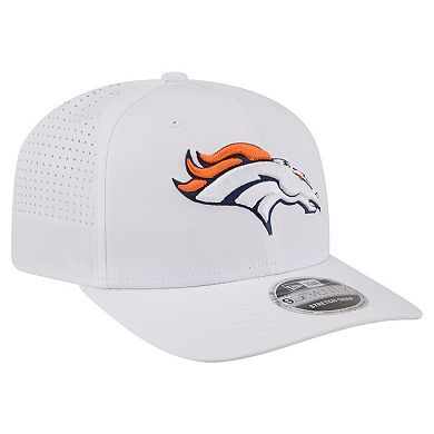 Men's New Era White Denver Broncos Name Plate 9SEVENTY Adjustable Hat