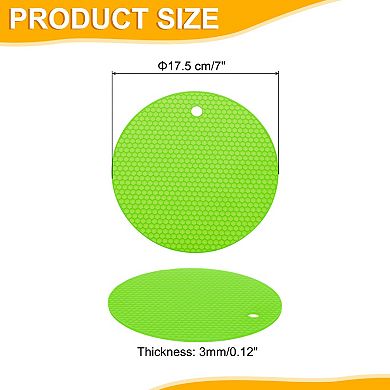 3Pcs Silicone Jar Opener Pads, Texture Can Opener Multipurpose Round Bottle Lid Opener