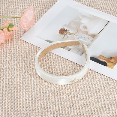 1Pc Rose Bow Satin Headband