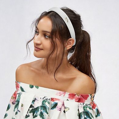 1Pc Rose Bow Satin Headband