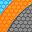 Orange Blue Gray