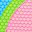 Pink Blue Green
