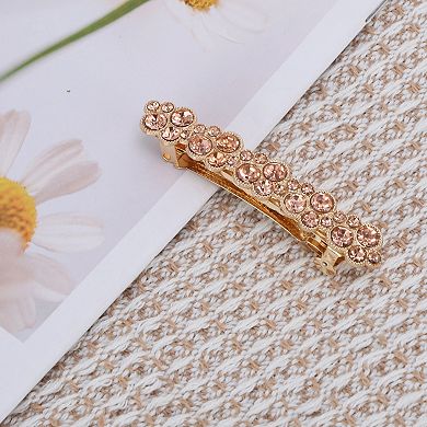 Grace Crystal Spring Clip Hairpin Hair Barrettes for Women 1Pc