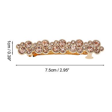 Grace Crystal Spring Clip Hairpin Hair Barrettes for Women 1Pc