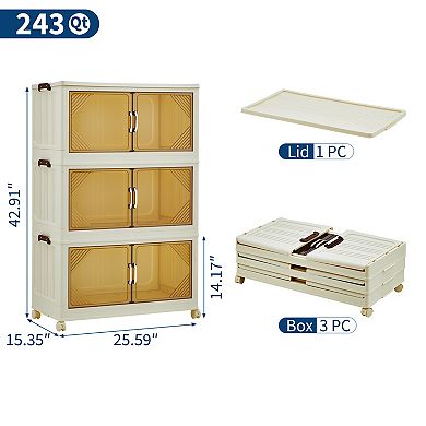 243QT Stackable Storage Bins