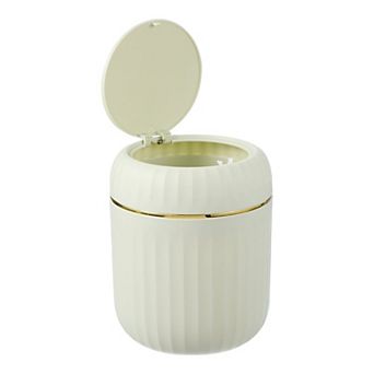 1 pc Mini Trash Can with Lid, Desktop Small Recycling Cute Trash Can