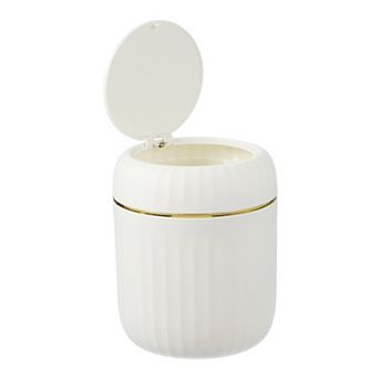 1 pc Mini Trash Can with Lid, Desktop Small Recycling Cute Trash Can