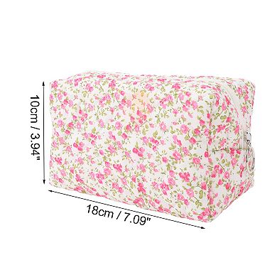 Women Portable Little Flower Pattern Bag for Travel Vacation Bathing