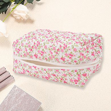 Women Portable Little Flower Pattern Bag for Travel Vacation Bathing