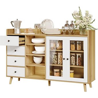 55" Buffet Cabinet with Drawers