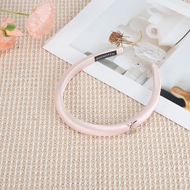 1Pc Metal Bow Satin Headband
