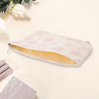1 Pc Women Portable Floral Clutch Bag for Travel Vacation