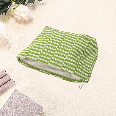 Knitted Stripes Storage Bag 1 Pc