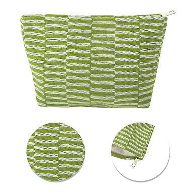Knitted Stripes Storage Bag 1 Pc