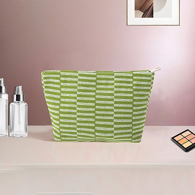 Knitted Stripes Storage Bag 1 Pc