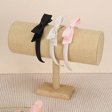 1Pc Double Bow Satin Headband